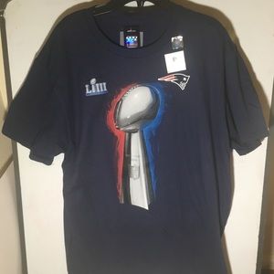 Patriots Super Bowel LIII Trophy champions Tshirt
